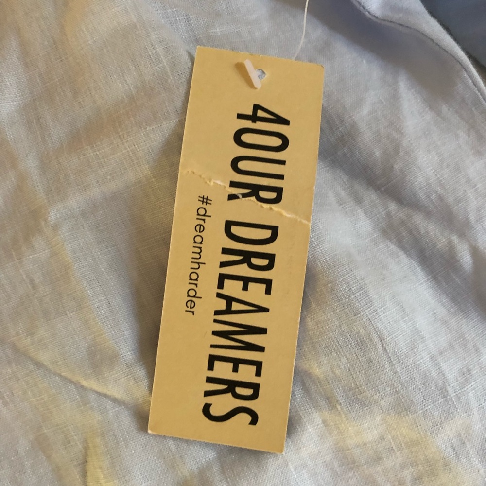 Anthro 4our Dreamers linen blouse - Picture 5 of 6